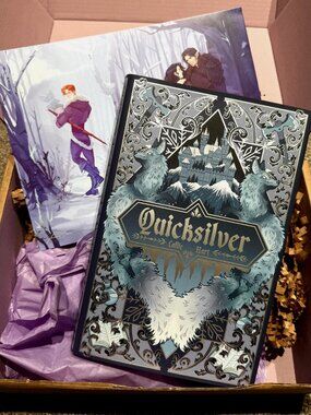 Lilac Library Quicksilver by Callie Hart Special Edition With Art Print NIB